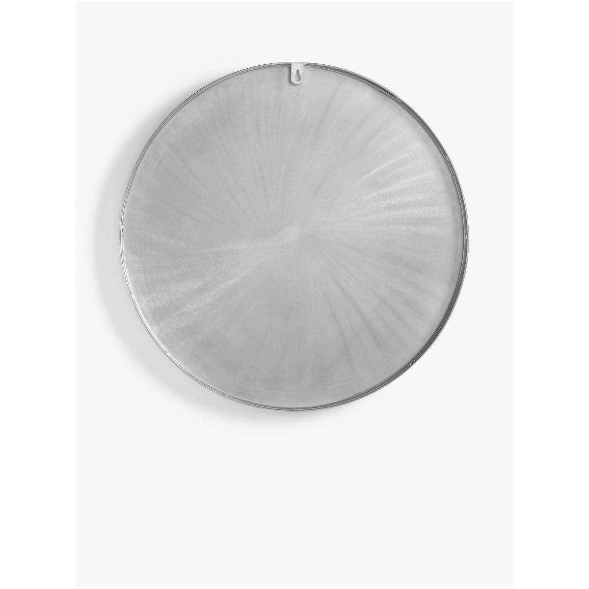John Lewis & Partners Round Metal Frame Wall Mirror, Silver – image 3