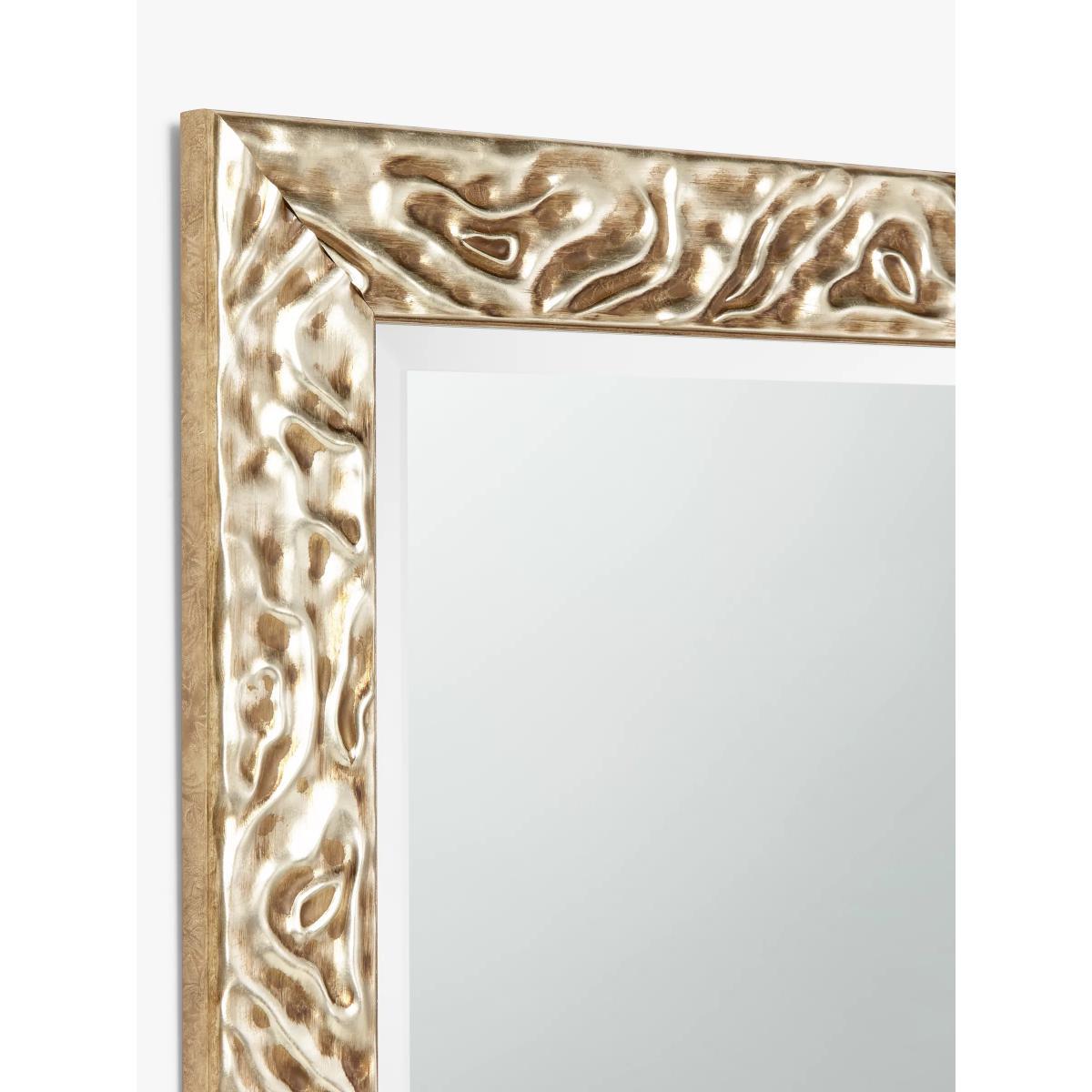 John Lewis & Partners Swirl Mirror, FSC-Certified (Pine Wood), Antique Silver – image 2