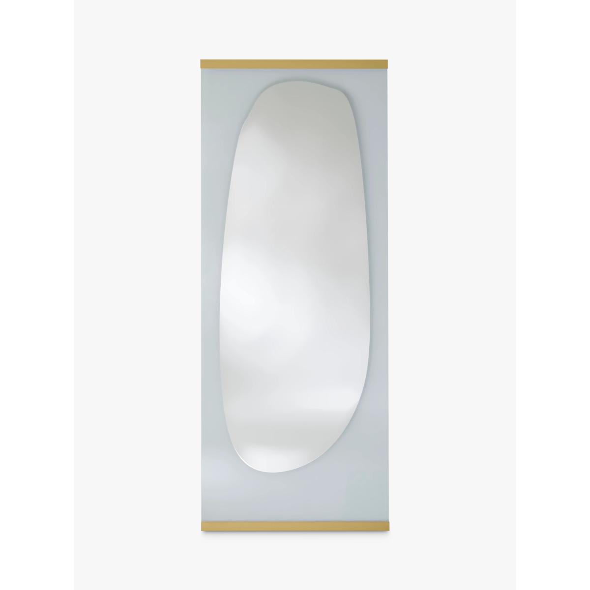 Deknudt Mirrors Obu Rectangular Full-Length Leaner/Wall Mirror, 178 x 71cm, Clear/Gold – image 2