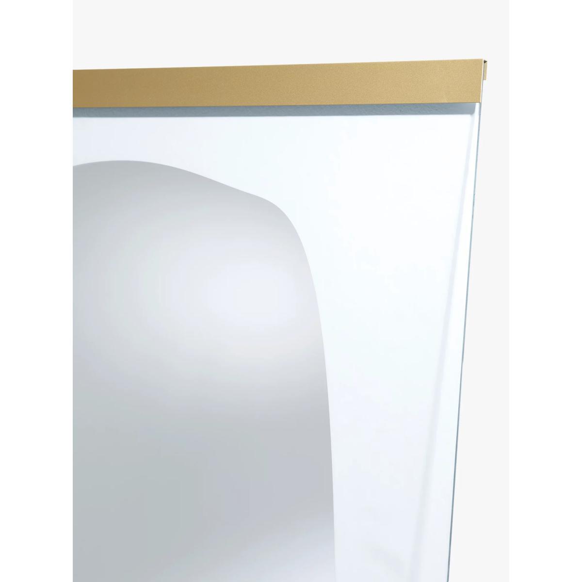 Deknudt Mirrors Obu Rectangular Full-Length Leaner/Wall Mirror, 178 x 71cm, Clear/Gold – image 5