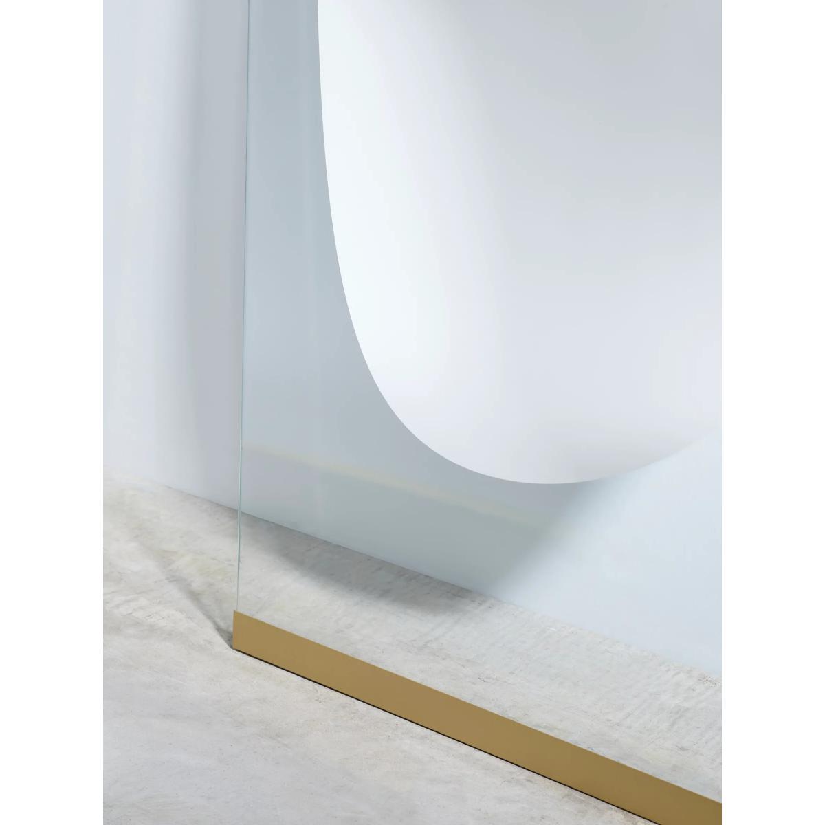Deknudt Mirrors Obu Rectangular Full-Length Leaner/Wall Mirror, 178 x 71cm, Clear/Gold – image 6