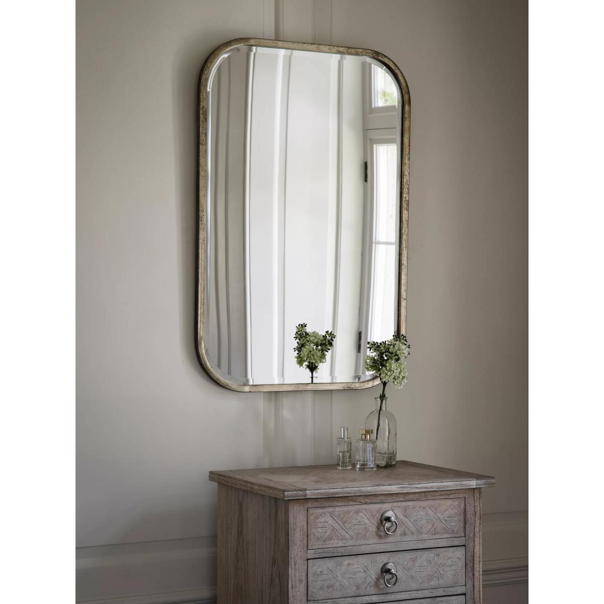 John Lewis & Partners Logan Rectangular Metal Frame Wall Mirror, 95.5 x 65.5cm – image 2