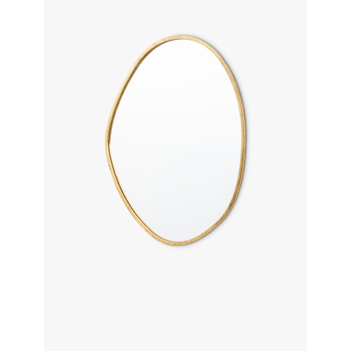 Gallery Direct Chattenden Organic Free Form Metal Frame Wall Mirror, 90 x 70cm, Gold – image 2