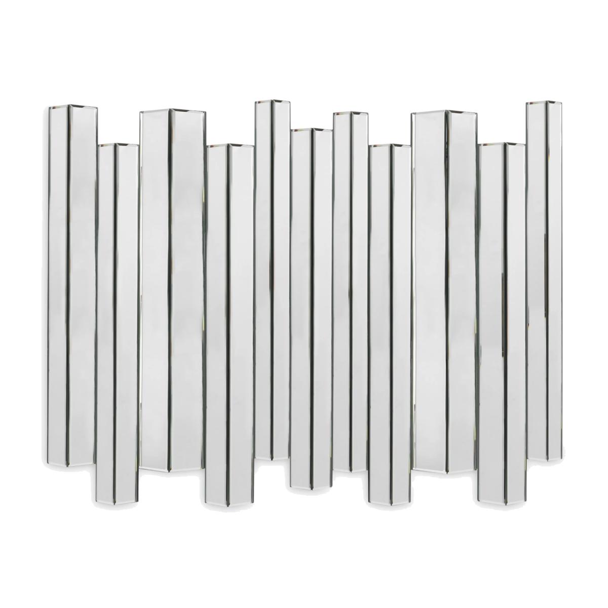 Gallery Direct Mesa Bevelled Glass Wall Mirror, 90 x 115cm, Clear