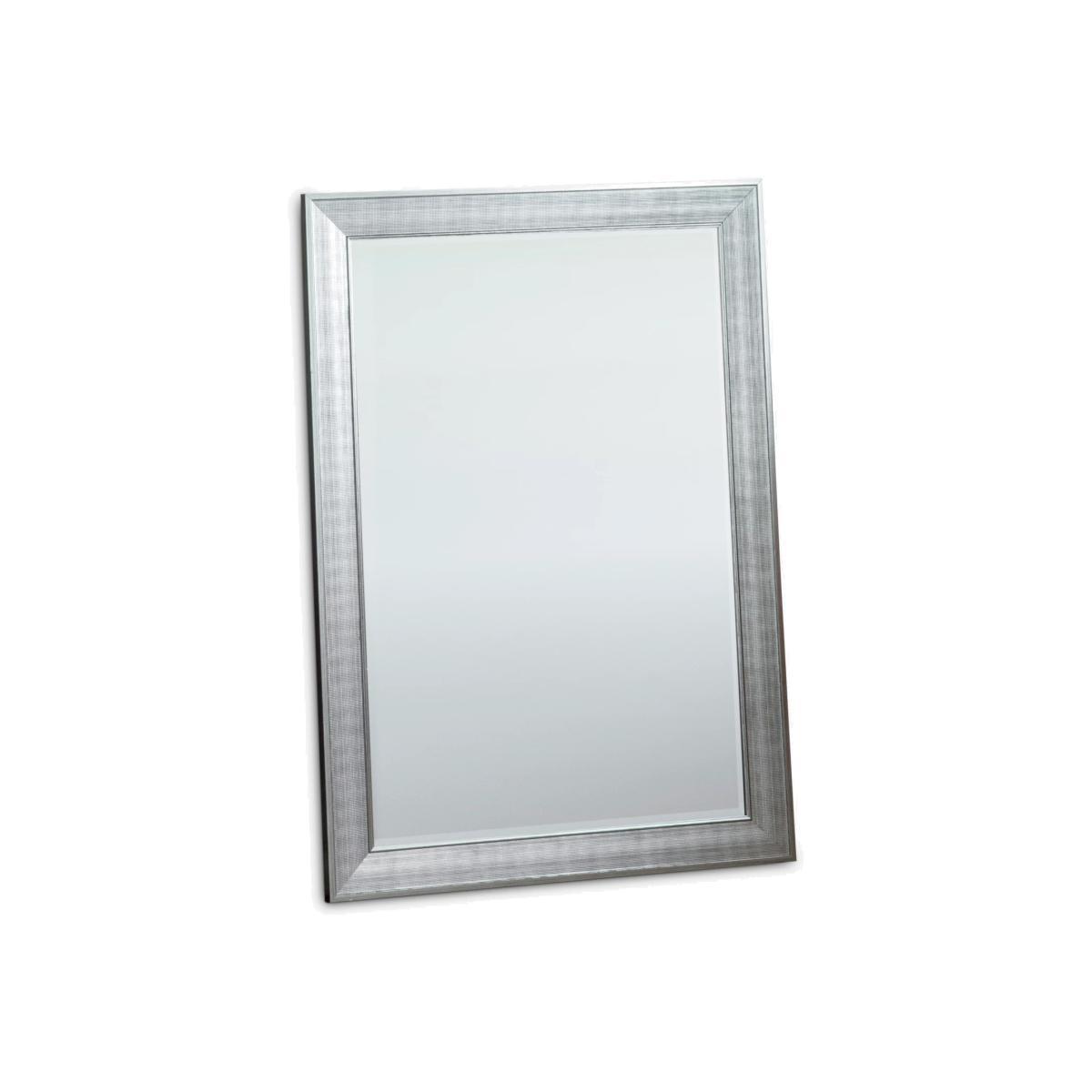 Ainsworth Rectangular Wall Mirror, 105.5 x 75cm, Silver – image 1