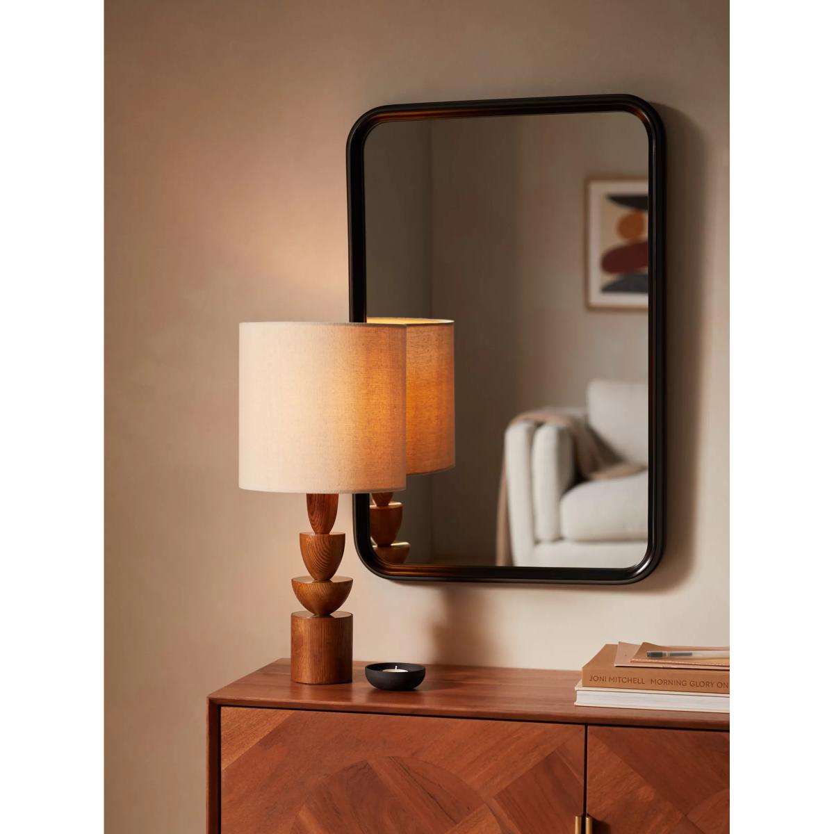 John Lewis Timeless Hallway Wall Mirror, 125 x 53.5cm, Black – image 2