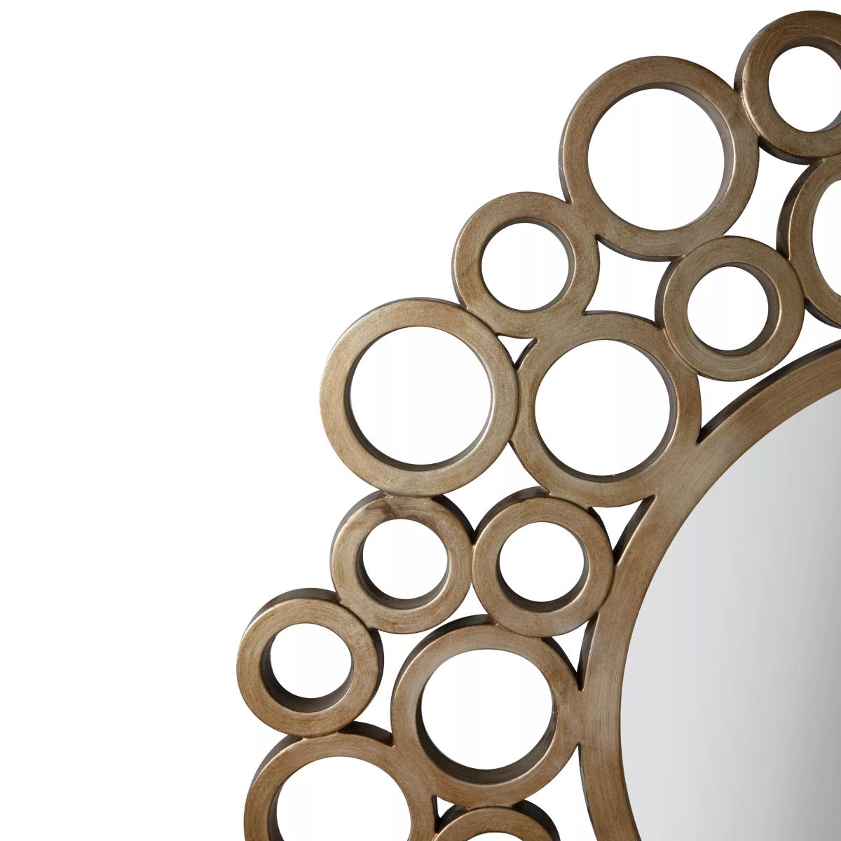 Madoka Round Mirror, 118cm, Gold – image 3