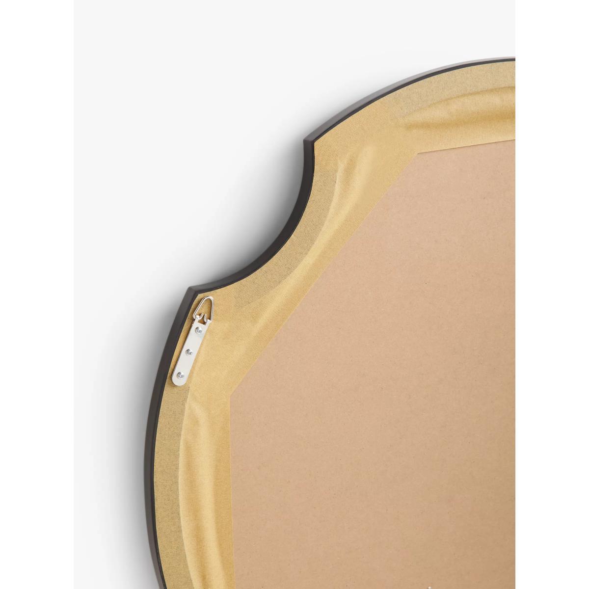 John Lewis & Partners Decorative Shaped Wall Mirror, 85 x 85cm, Black – image 3