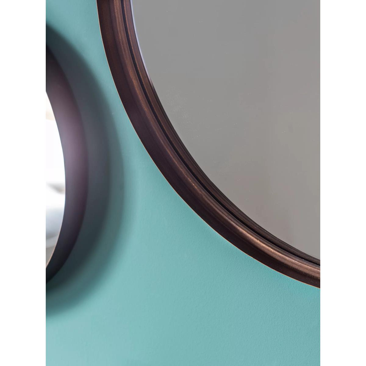 Reading Round Metal Frame Mirrors, Set of 4, 30.5cm, Bronze – image 2