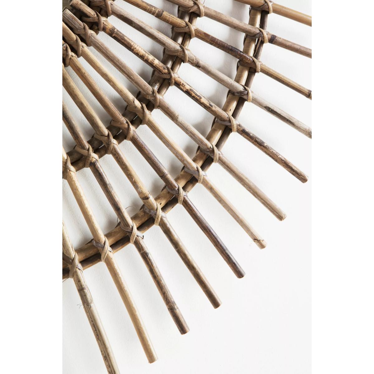 Volta Round Rattan Wall Mirror, Dia.100cm, Natural – image 3