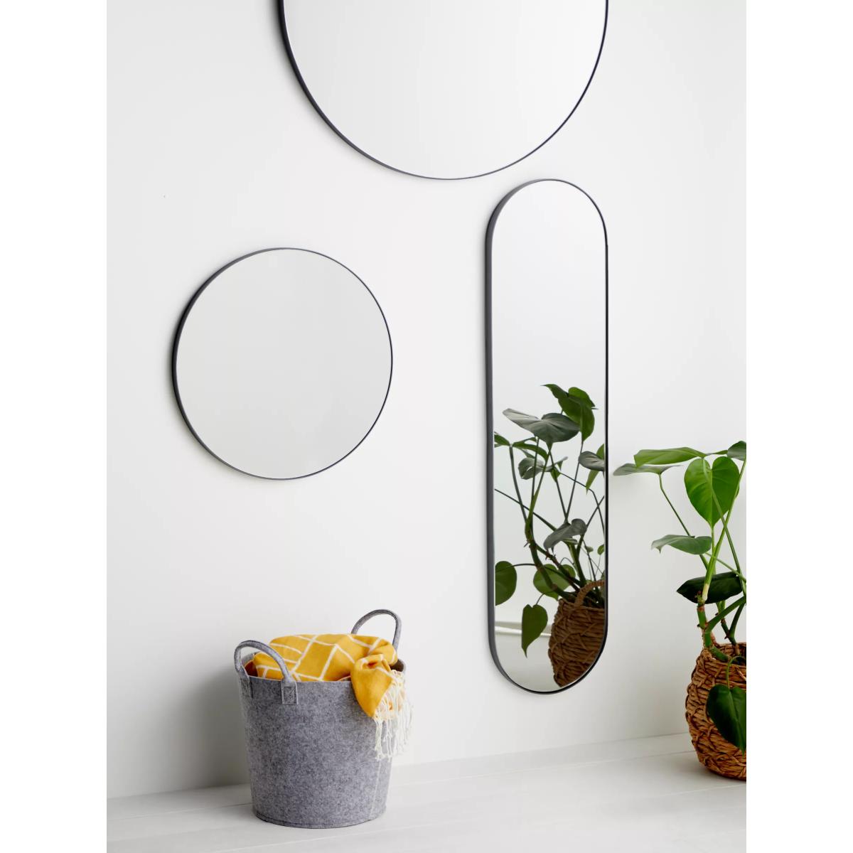 John Lewis & Partners Metal Frame Small Round Mirror, 50cm – image 5