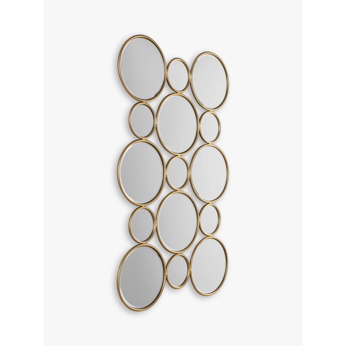 Circles Wall Mirror, 91 x 56cm, Gold – image 2