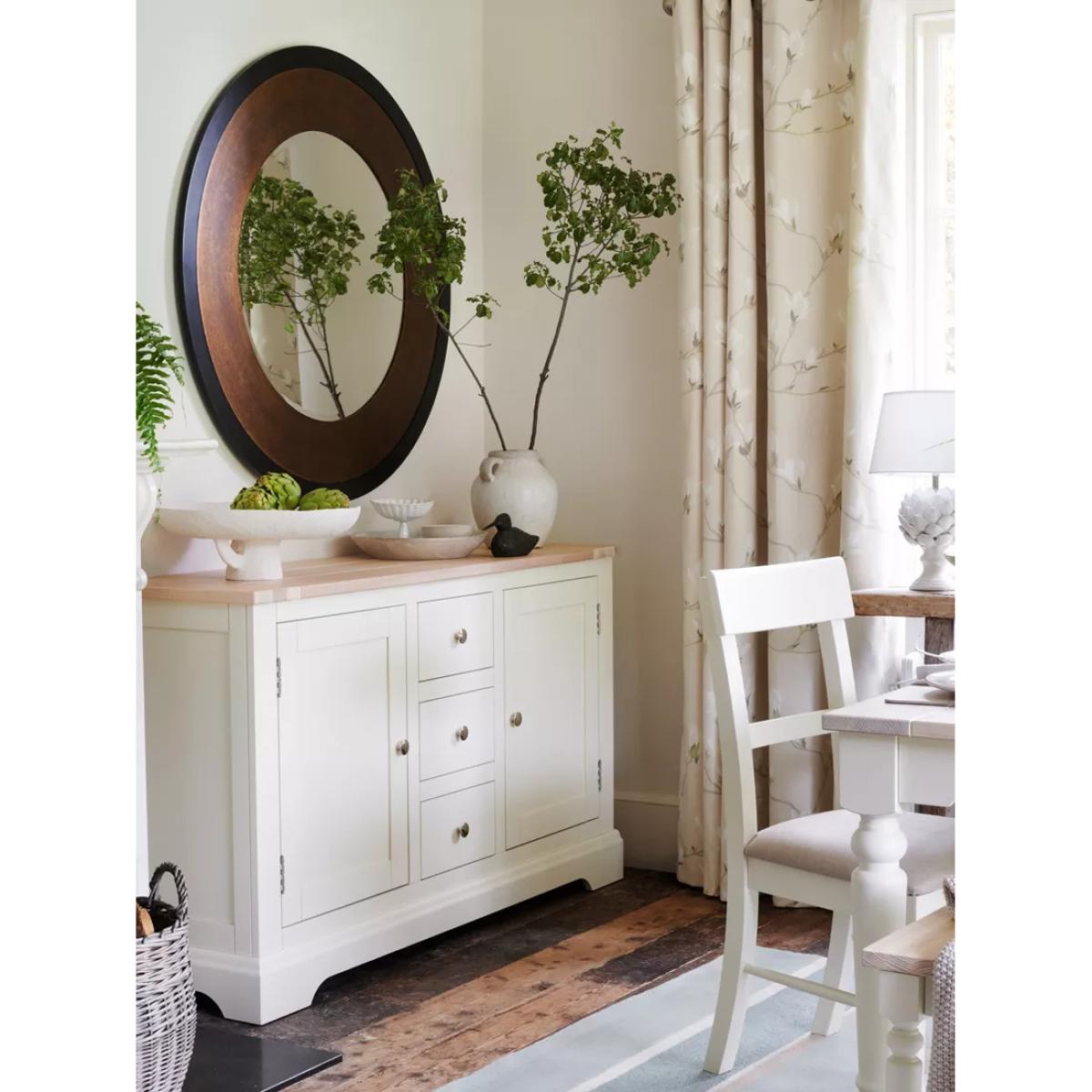 Laura Ashley Cara Round Wall Mirror, 110cm, Bronze – image 2