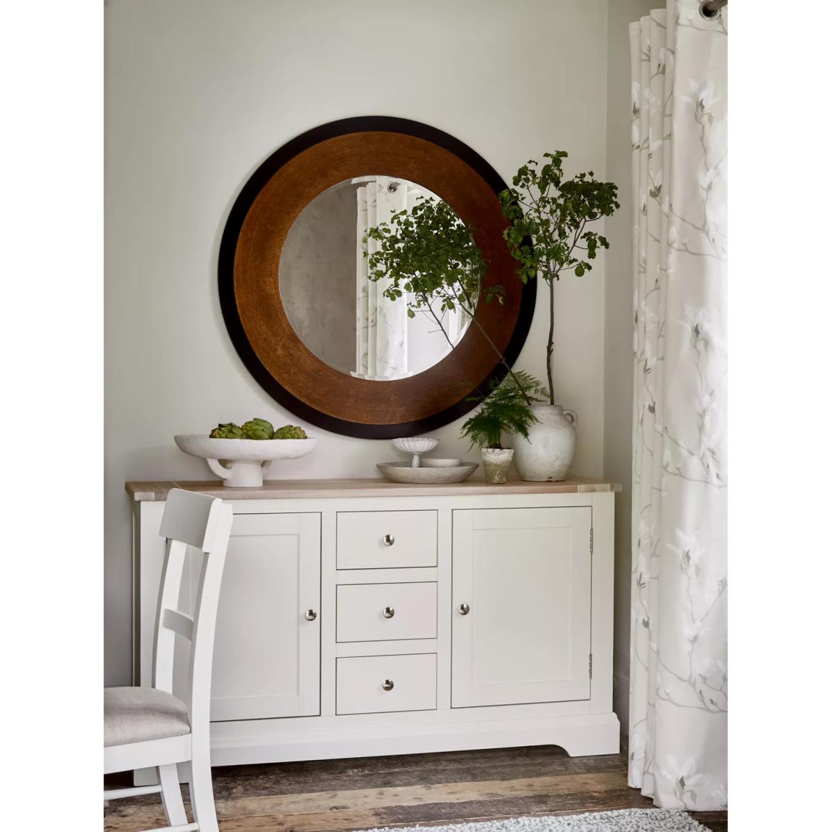Laura Ashley Cara Round Wall Mirror, 110cm, Bronze – image 4