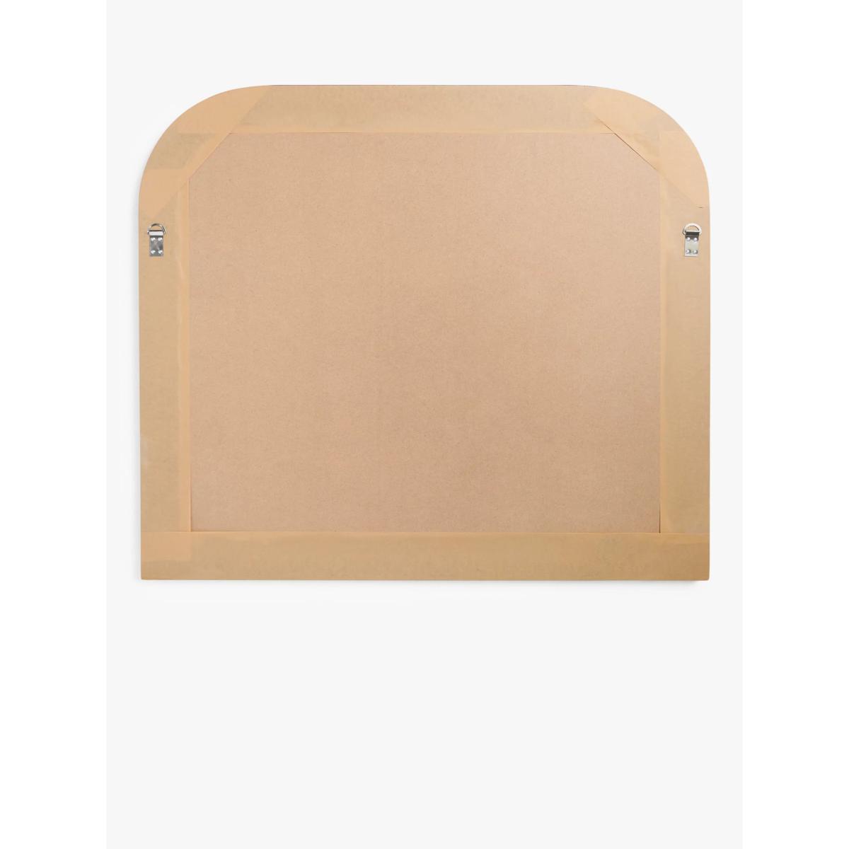 John Lewis Georgian Overmantle Wood Mirror, 95 x 105cm, Black/Gold – image 4