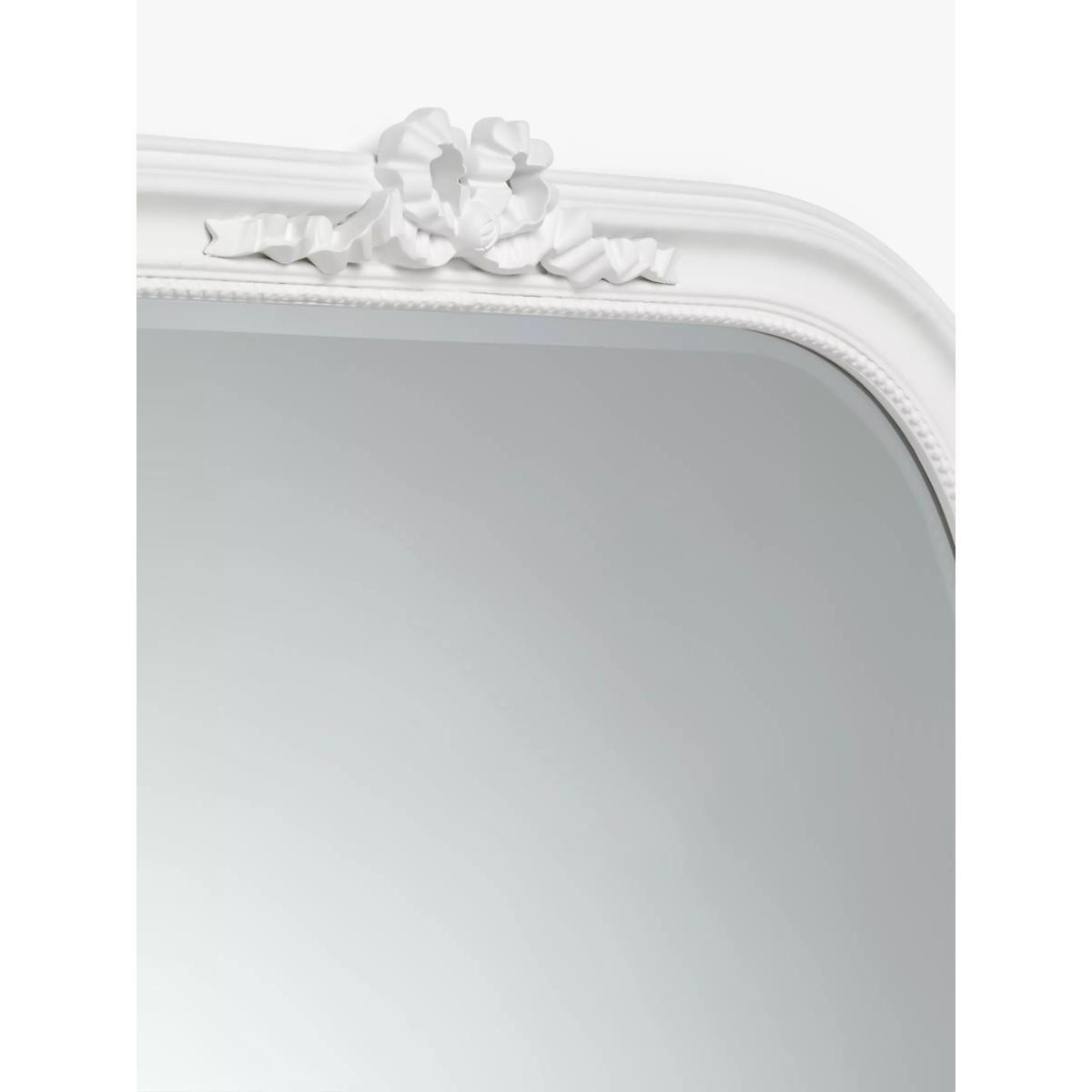 John Lewis & Partners Overmantle Bow Mirror, 97.5 x 105cm, White – image 2