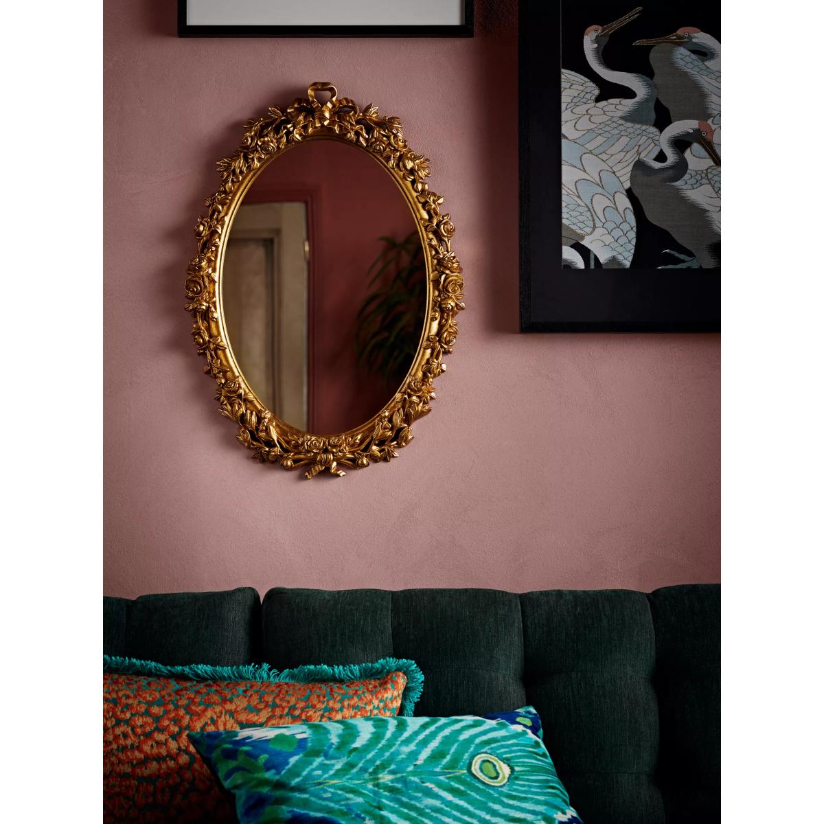 John Lewis & Partners + Matthew Williamson Hedgerow Harvest Oval Wall Mirror, 70 x 50cm – image 2