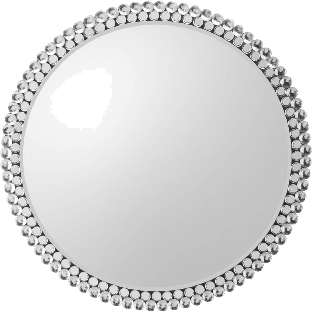 Summerside 80cm Medium Round Wall Mirror - Silver – image 1