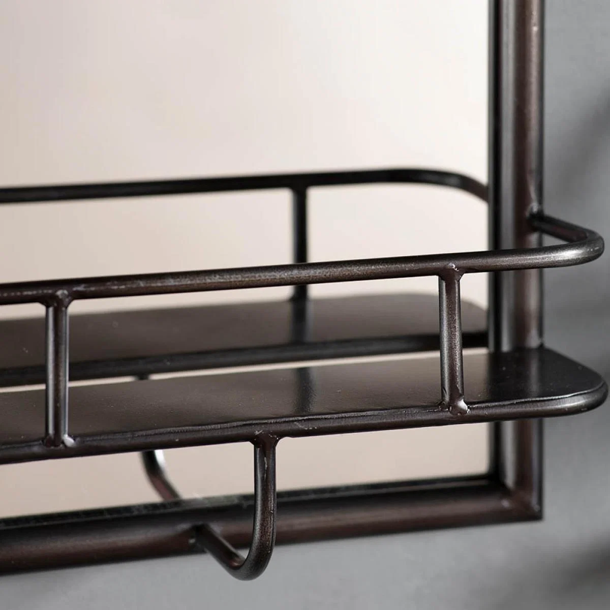 Hendon Small Rectangle Wall Mirror - Bronze – image 3