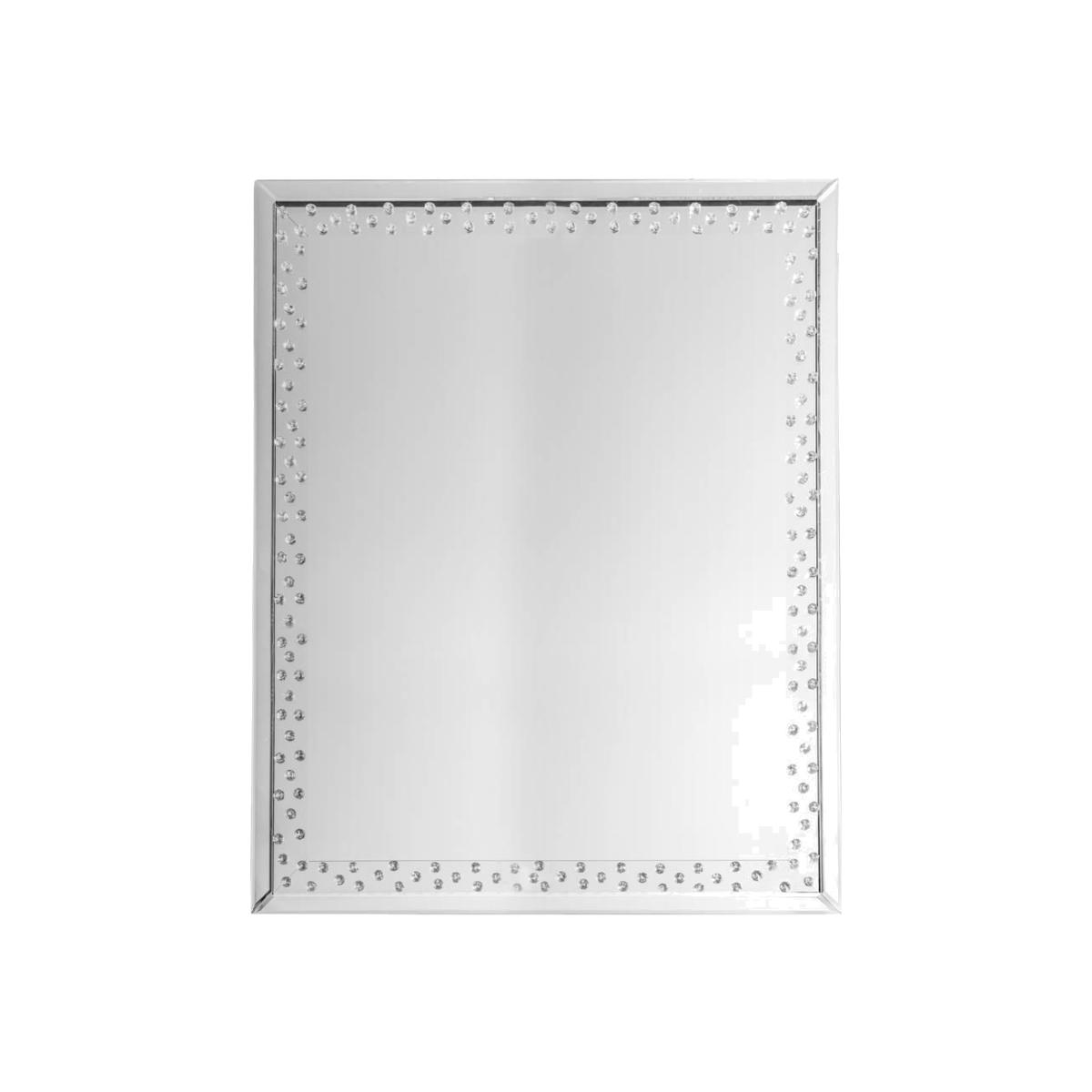 Laspra Large Rectangle Wall Mirror - Silver – image 1