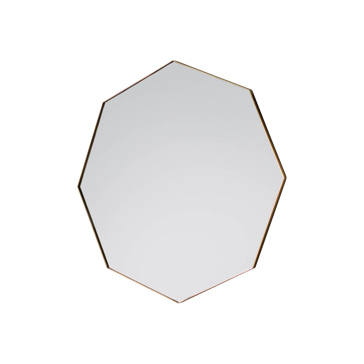 Chante Medium Octagon Wall Mirror - Champagne – image 1