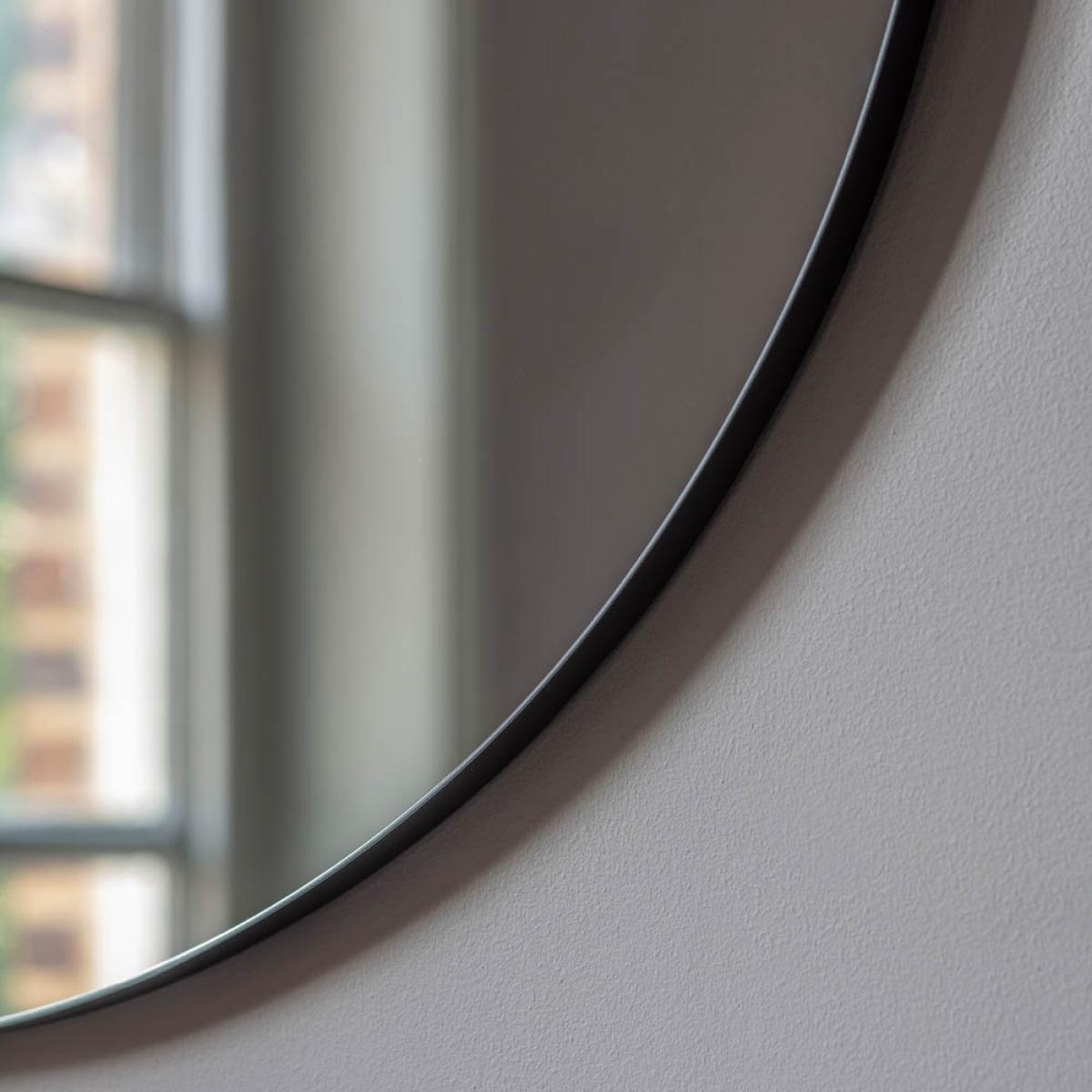 Chante Medium Round Wall Mirror - Black – image 3