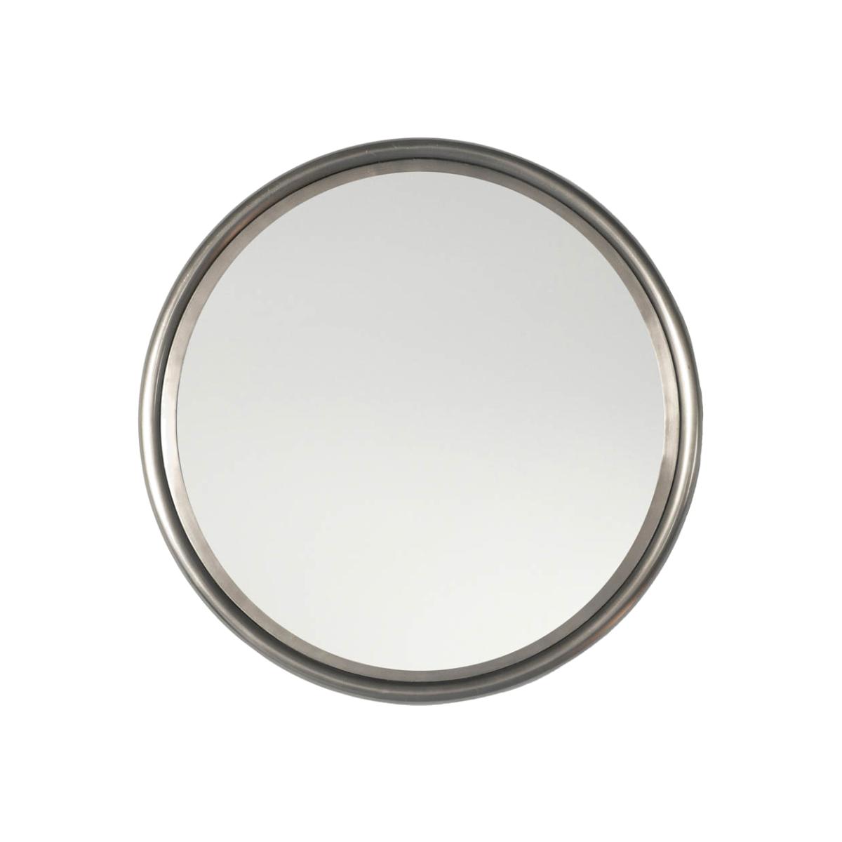 York Large Round Wall Mirror - Silver – image 1