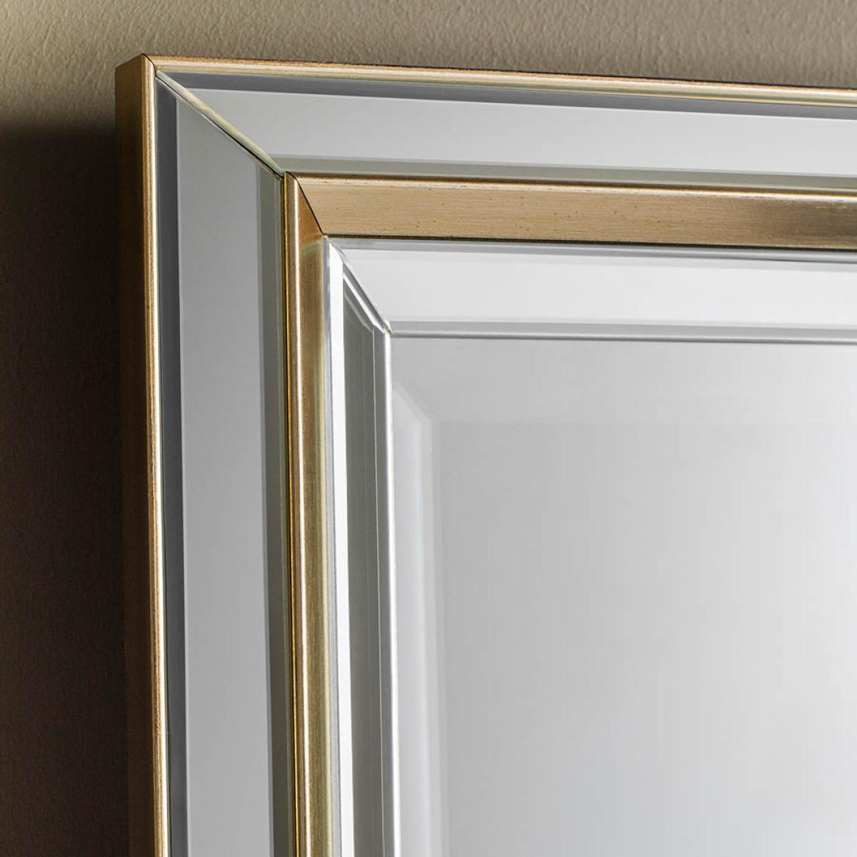 Guben Large Rectangle Wall Mirror - Gold – image 2