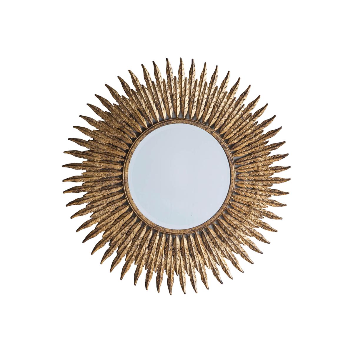 Kacey Medium Starburst Wall Mirror - Gold – image 1