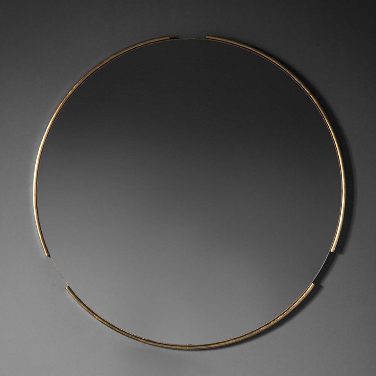 Earley Medium Round Wall Mirror - Gold – image 2