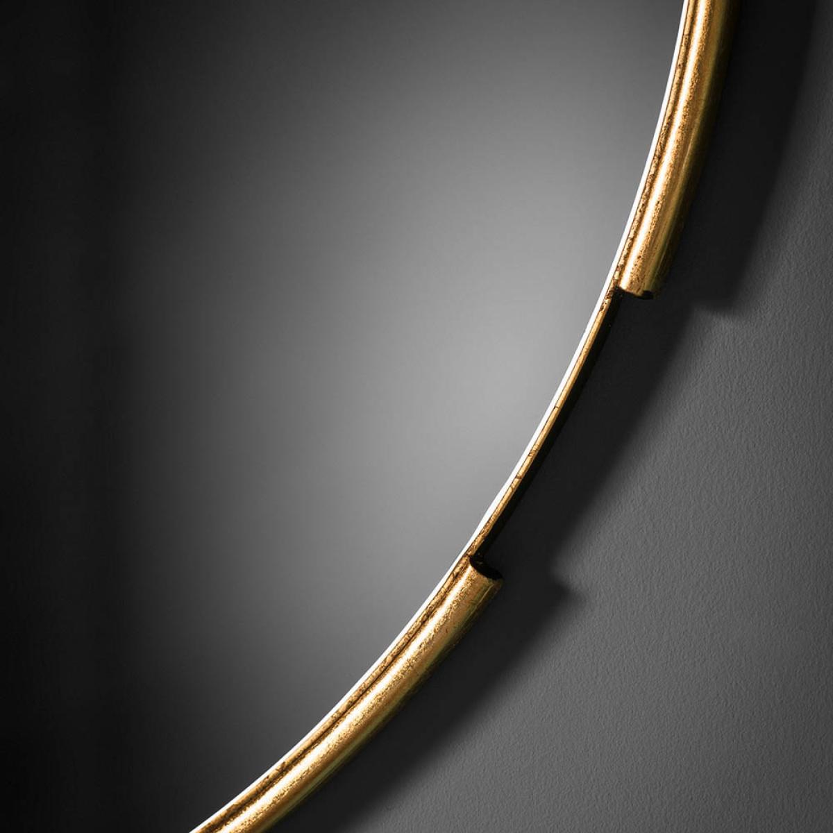Earley Medium Round Wall Mirror - Gold – image 3
