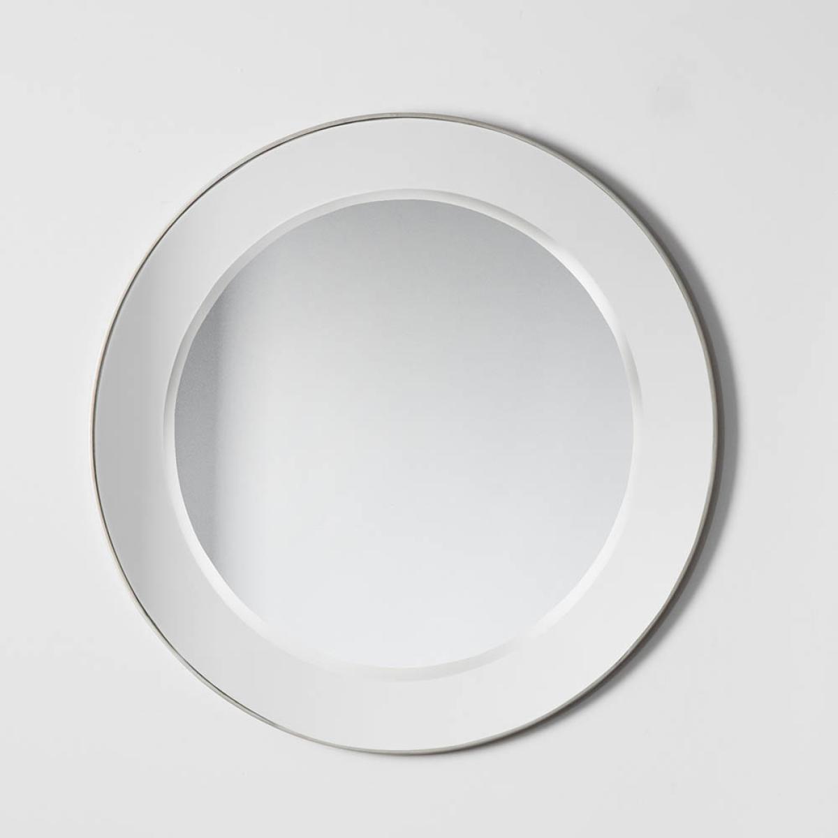 Rina Medium Round Wall Mirror - Silver – image 3
