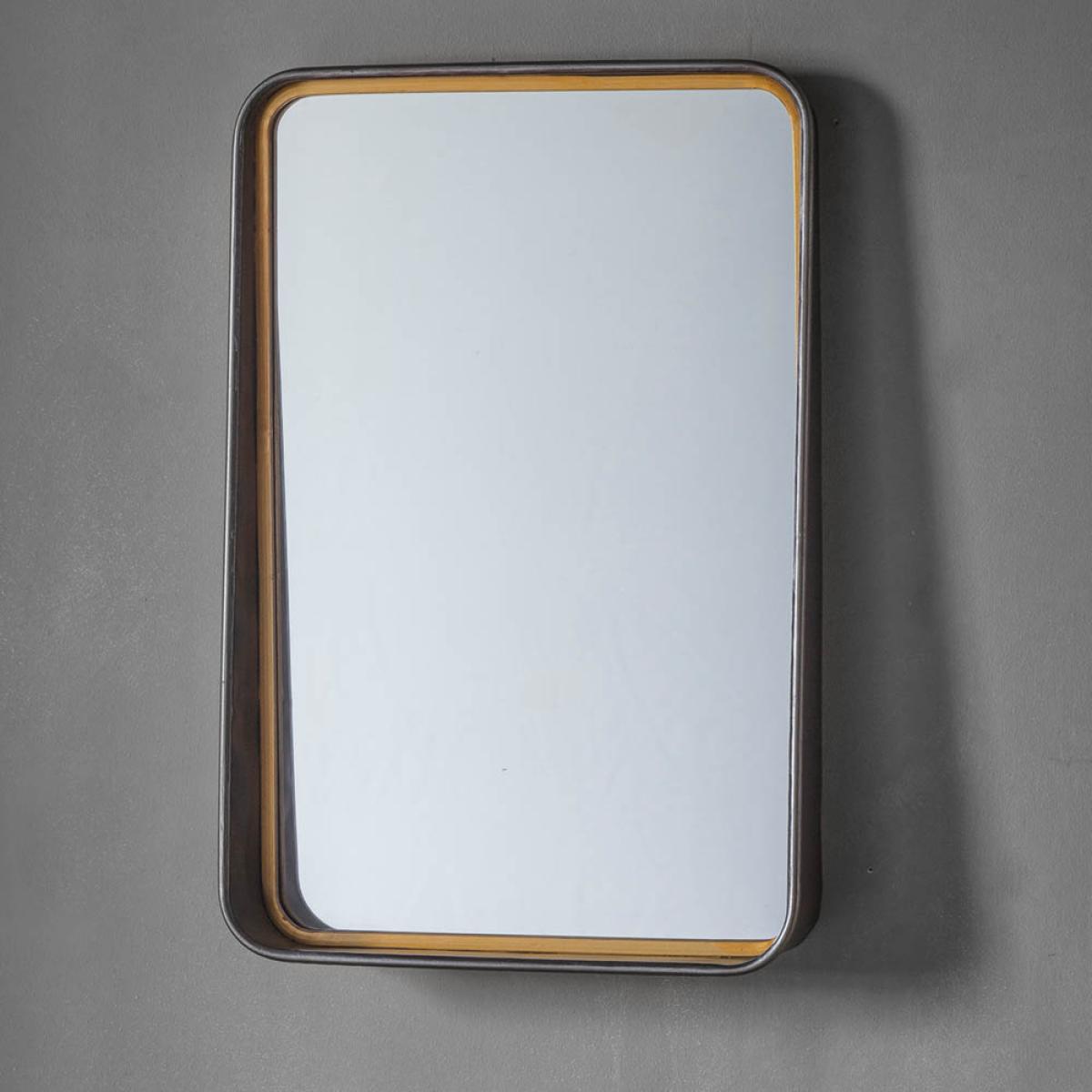 Adalia Medium Rectangle Wall Mirror - Black – image 2