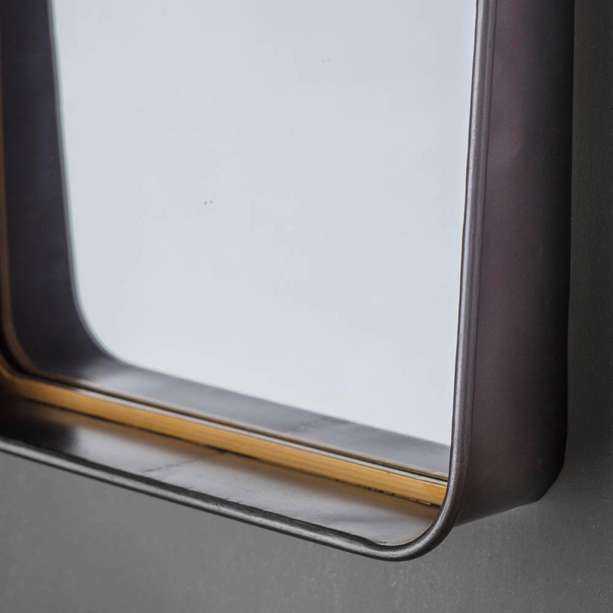 Adalia Medium Rectangle Wall Mirror - Black – image 4