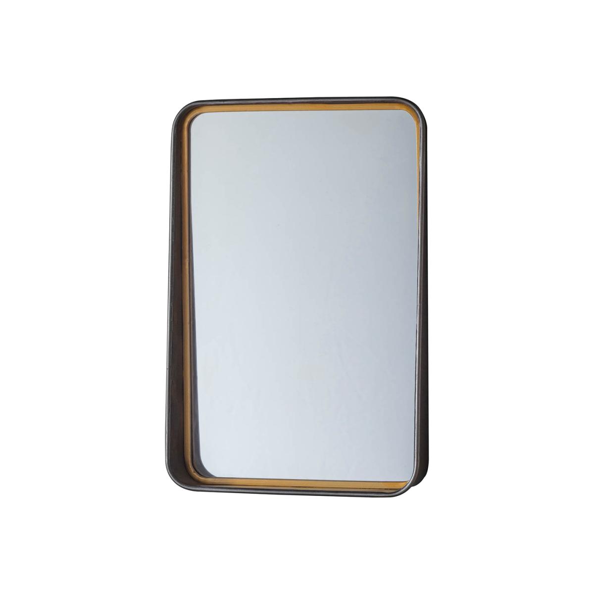 Adalia Medium Rectangle Wall Mirror - Black – image 1