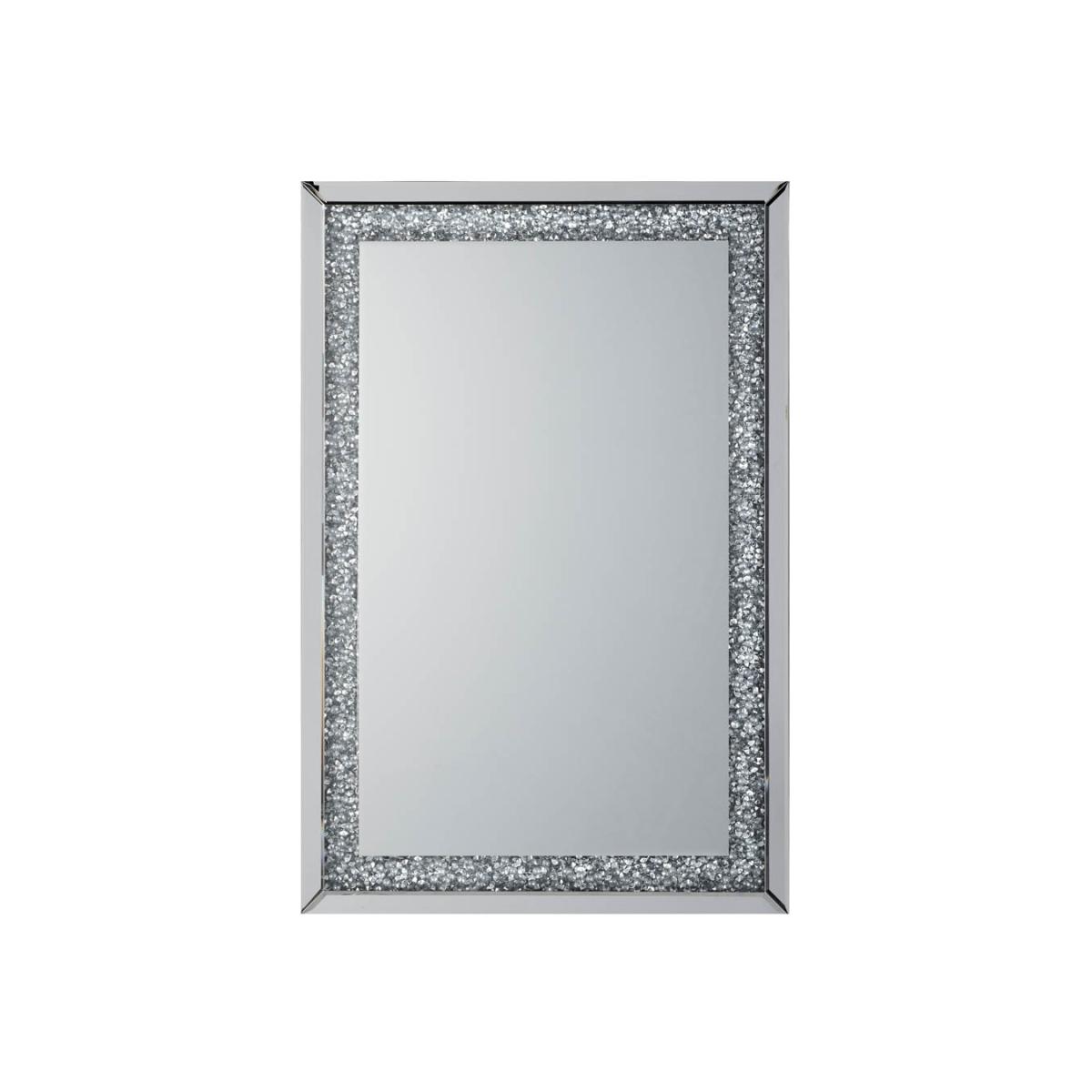Hank Large Rectangle Wall Mirror - Silver – image 1