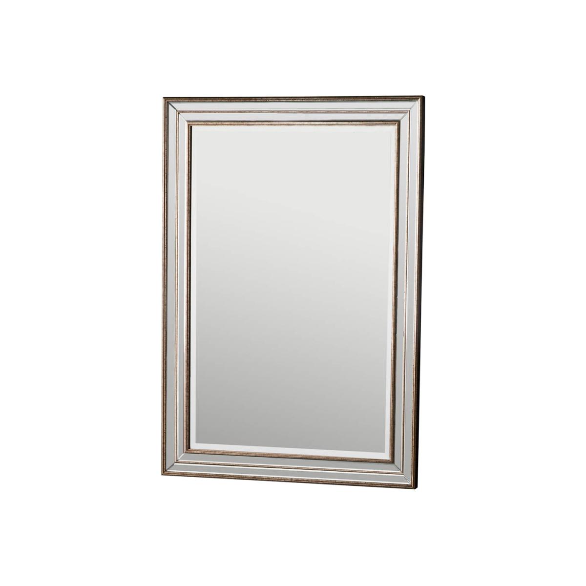 Barbary Large Rectangle Wall Mirror - Champagne