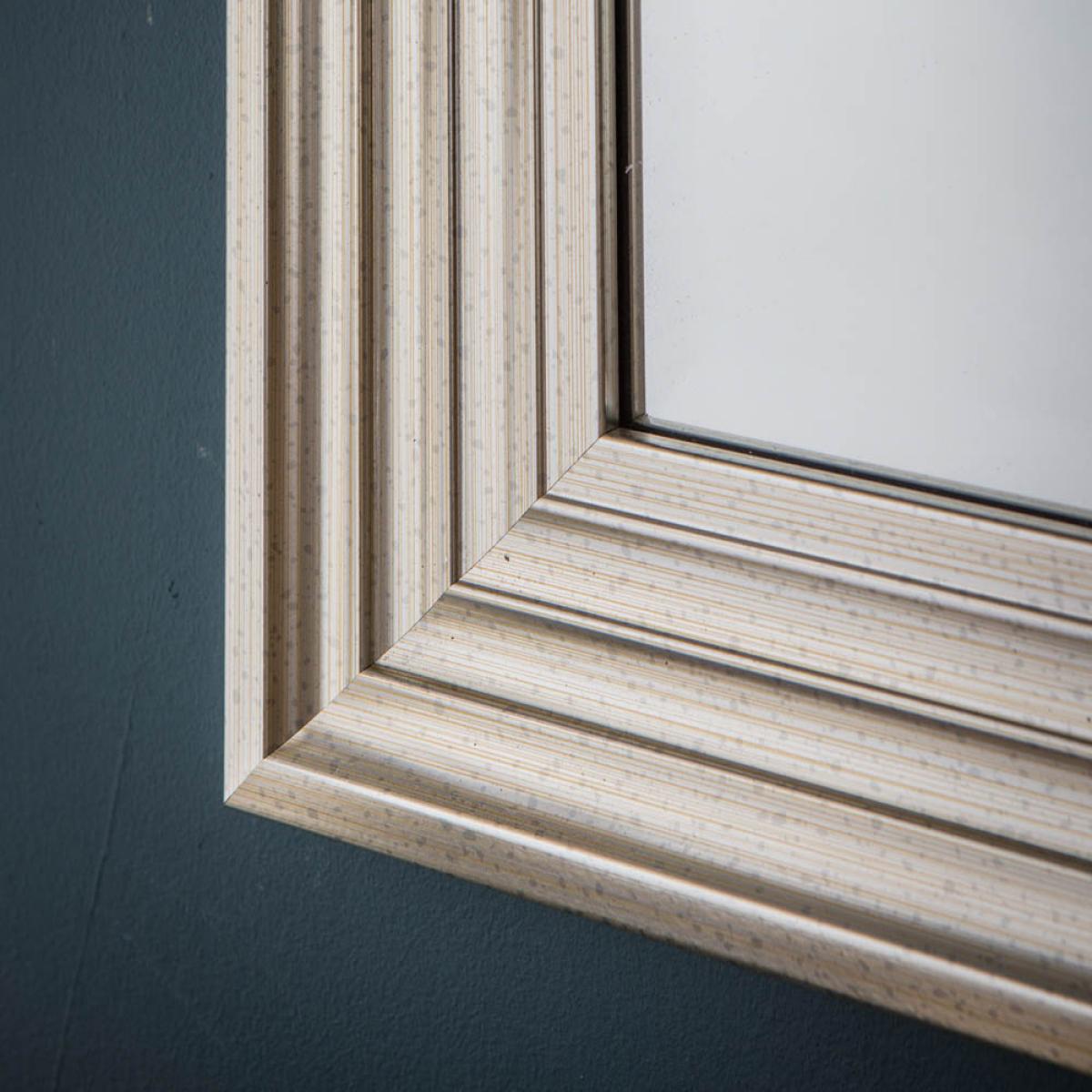 Bewdley 132cm Large Rectangle Wall Mirror - Silver – image 2