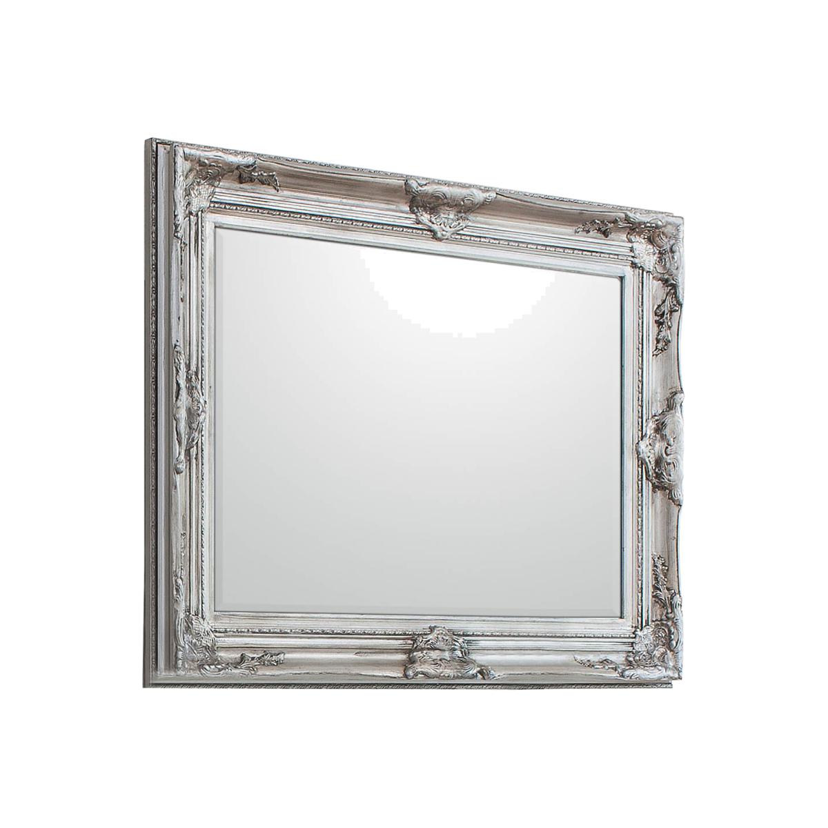 Jarrow Large Rectangle Wall Mirror - Silver – image 1