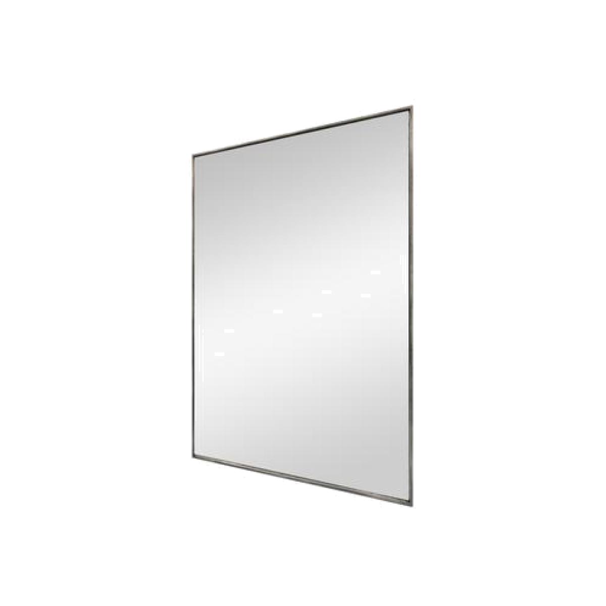 Villa Large Rectangle Wall Mirror - Distressed Metal