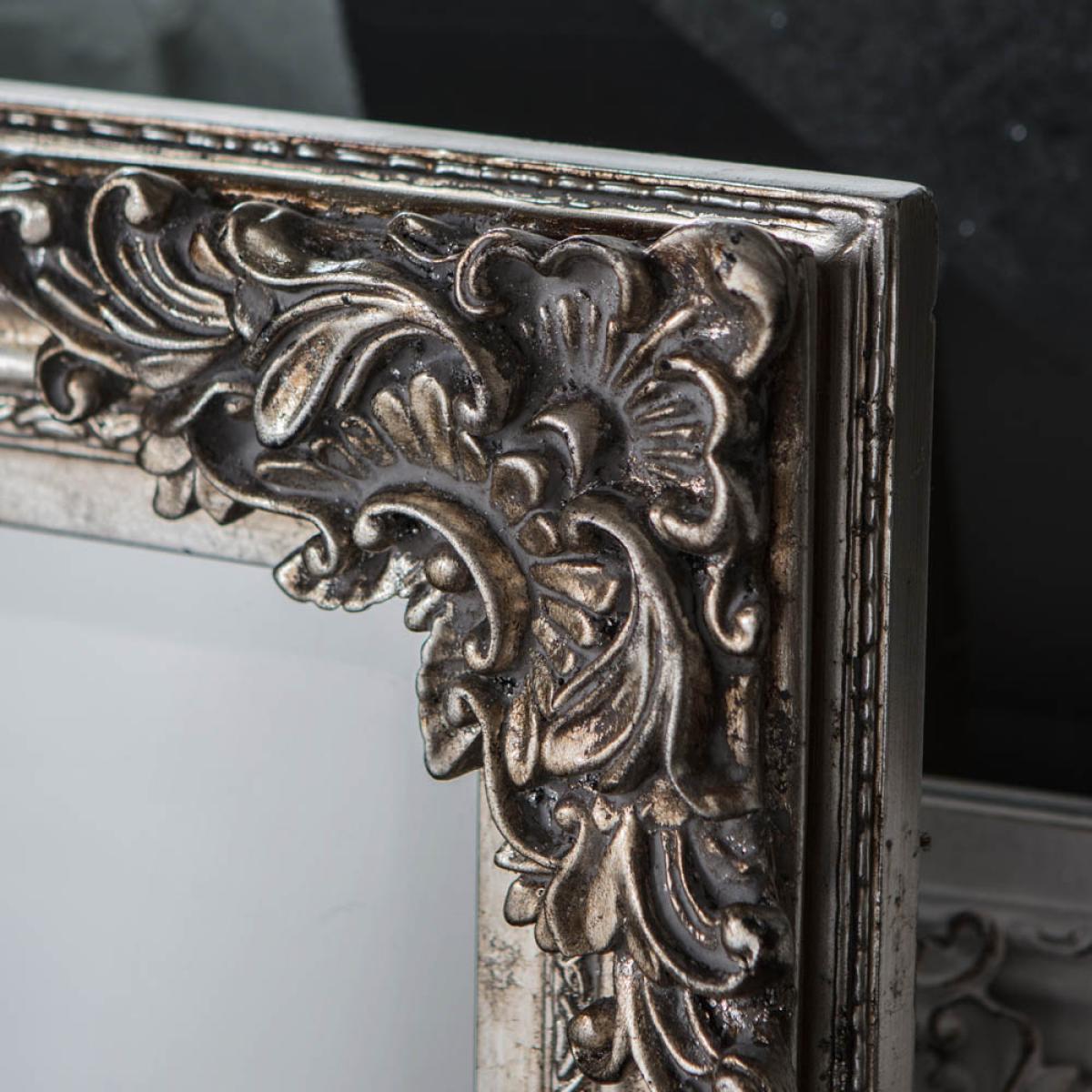 Halewood Large Rectangle Wall Mirror - Silver – image 3