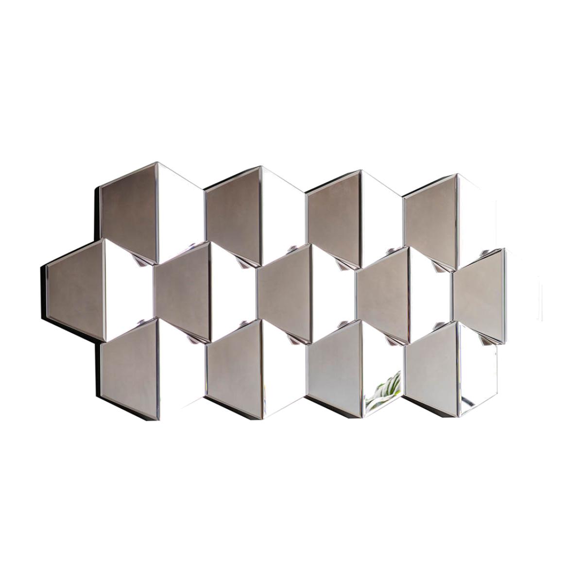 Eliot Small Irregular Wall Mirror - Silver – image 1