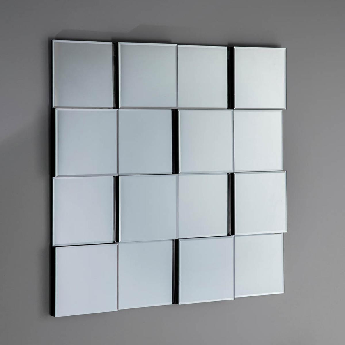 Shirley Medium Square Wall Mirror - Silver – image 2