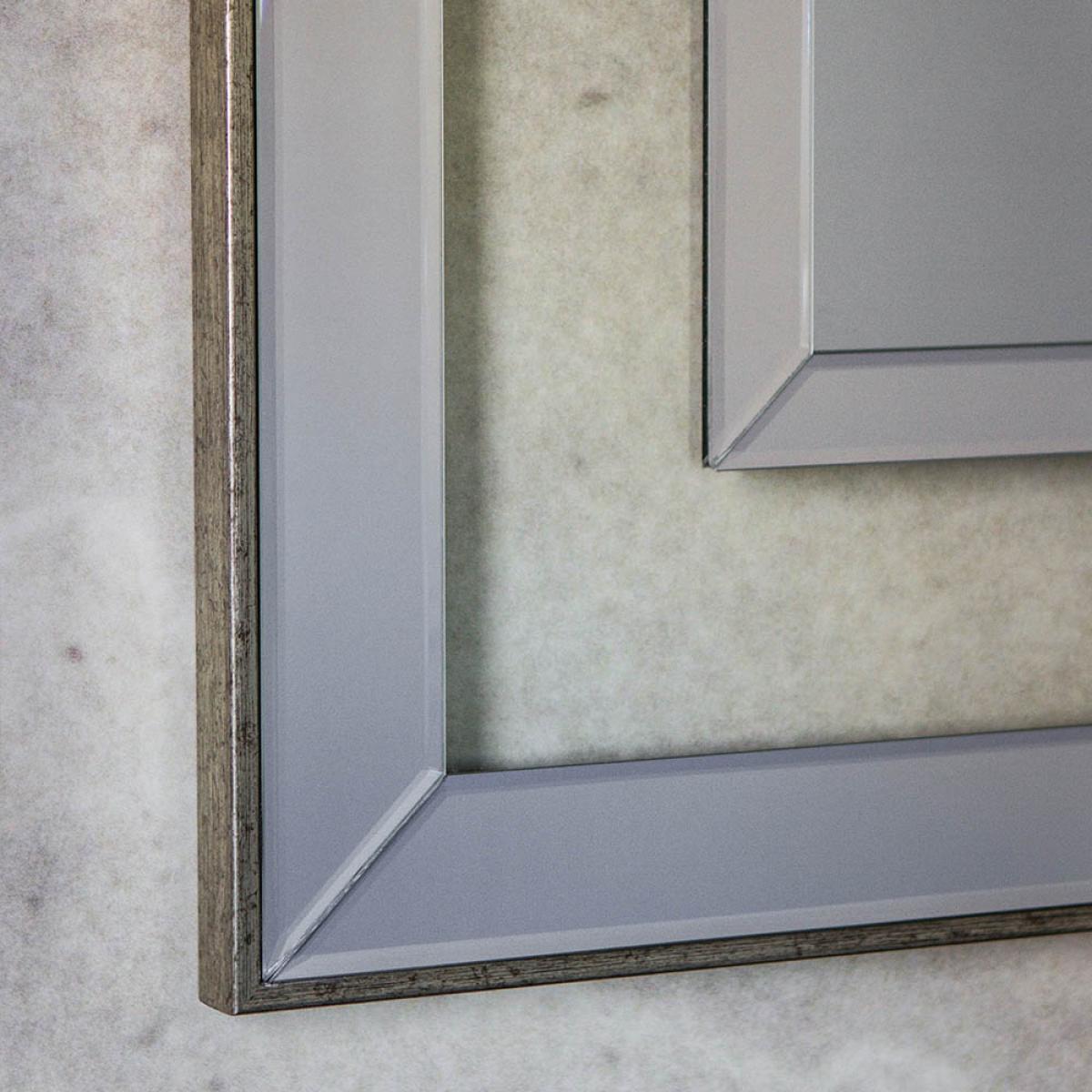 Kimberely Medium Rectangle Wall Mirror - Silver – image 3