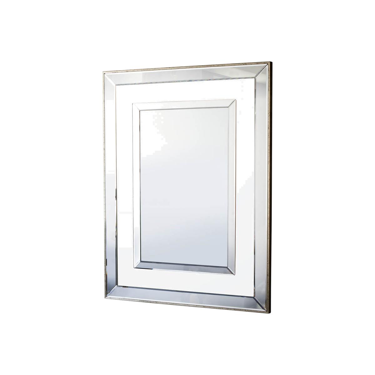 Kimberely Medium Rectangle Wall Mirror - Silver – image 1