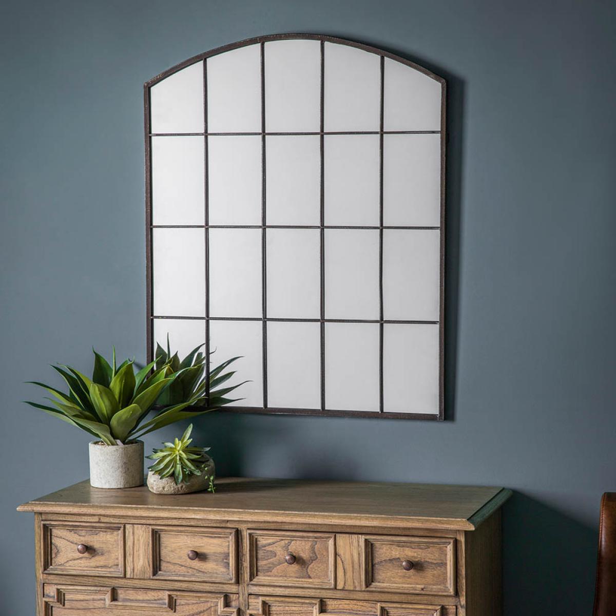 Ilya Medium Arched Wall Mirror - Black – image 4