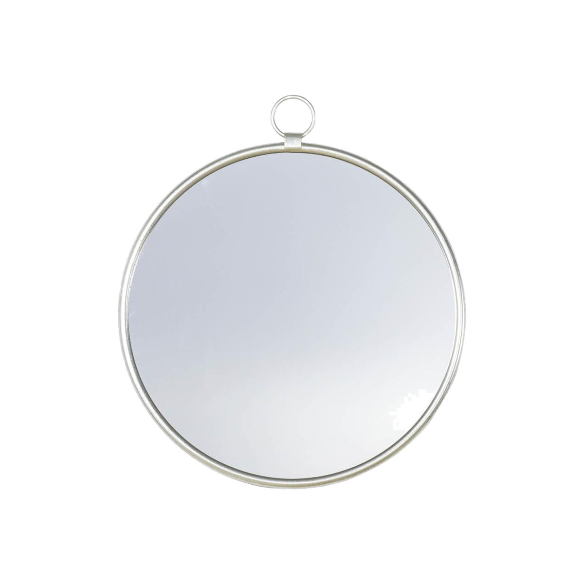 Willow Medium Round Wall Mirror - Silver – image 1