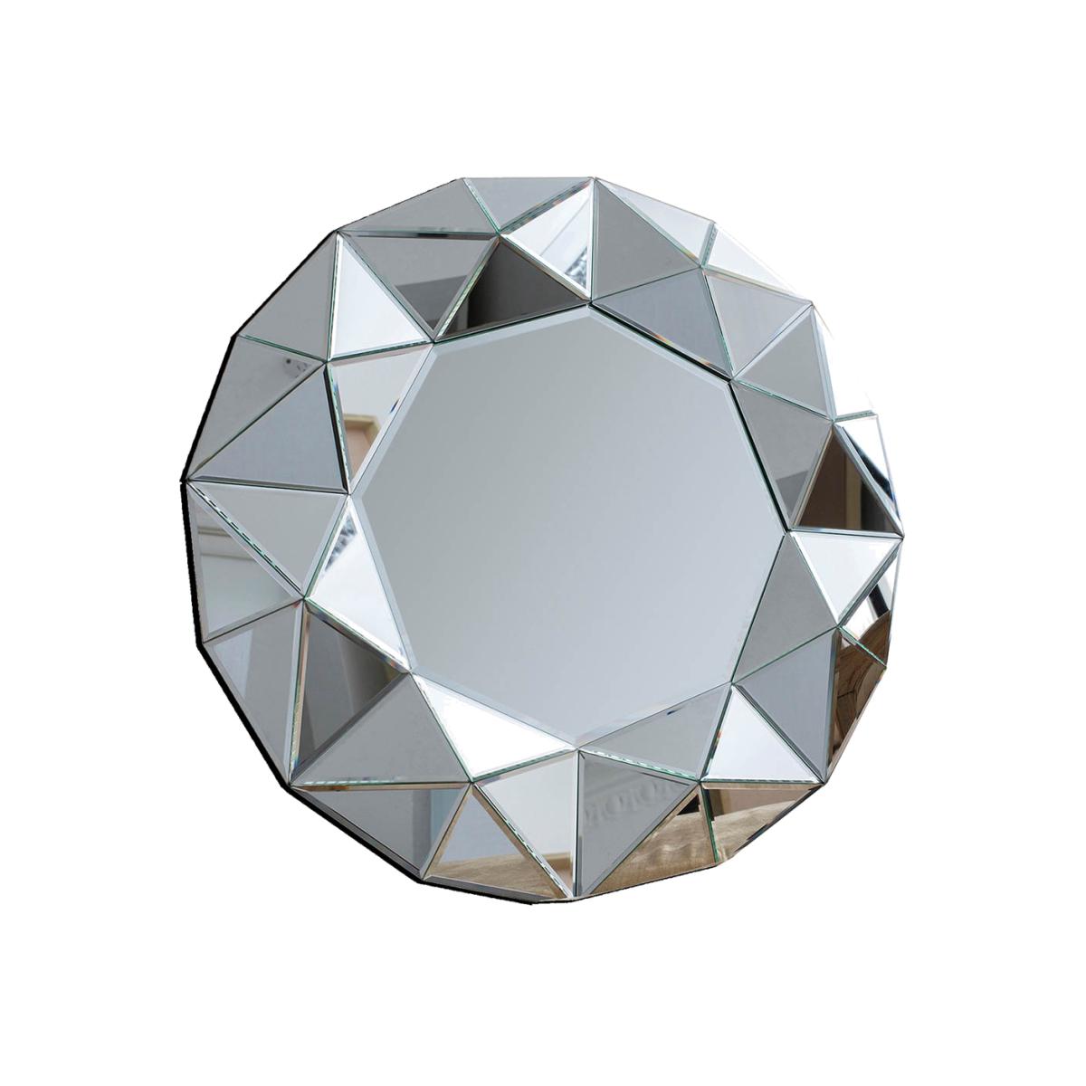 Jurado Medium Round Wall Mirror - Silver – image 1