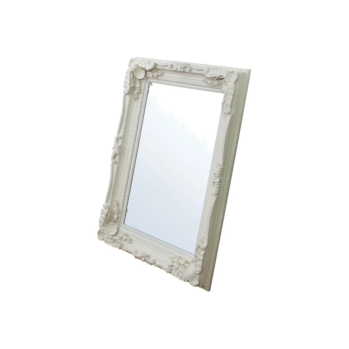 Louis Large Rectangle Wall Mirror - Cream – image 1