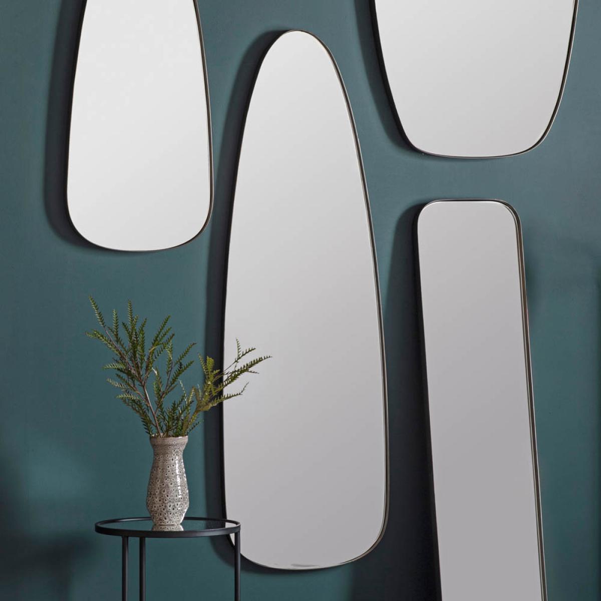 Pierre Extra Large Irregular Wall Mirror - Silver – image 2